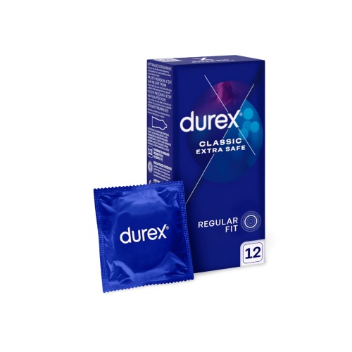 Durex Extra Safe prezerwatywy grubsze, dodatkowo nawilżane 12 szt.