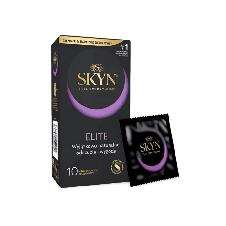 Prezerwatywy bez Lateksu Skyn Elite latex-free condoms x10