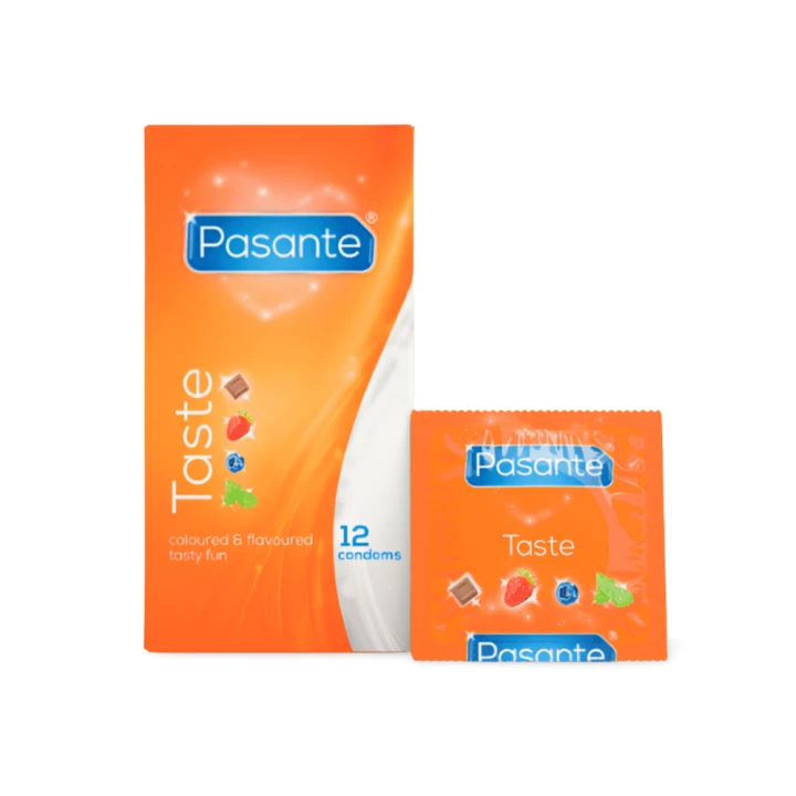 Pasante prezerwatywy smakowe Flavored condoms x12