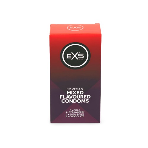 Prezerwatywy Smakowe EXS Mix Flavoured Condoms 12 x 54 mm