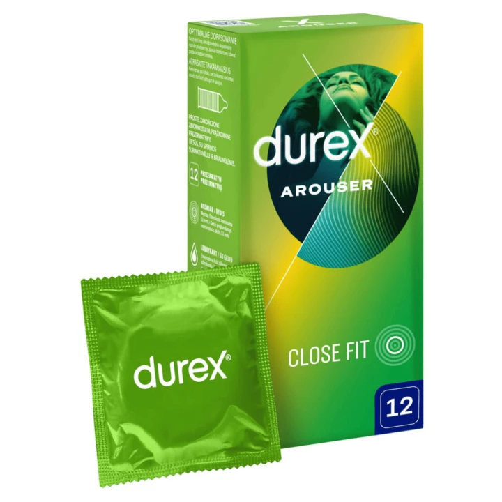 Durex Arouser prezerwatywy prążkowane 12 szt.