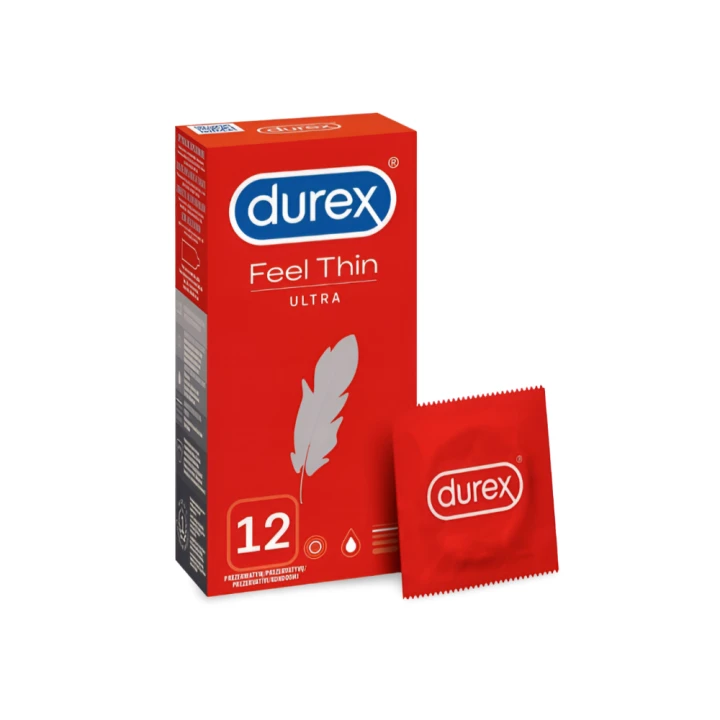 Ultra cienkie prezerwatywy Durex Ultra Thin Condoms 10 szt.