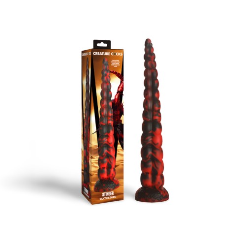 Stinger - Silicone Dildo - Red:Black.png