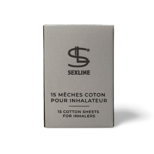 15 knotów bawełnianych do inhalatora Refill 15 Cotton Wicks for Inhalator