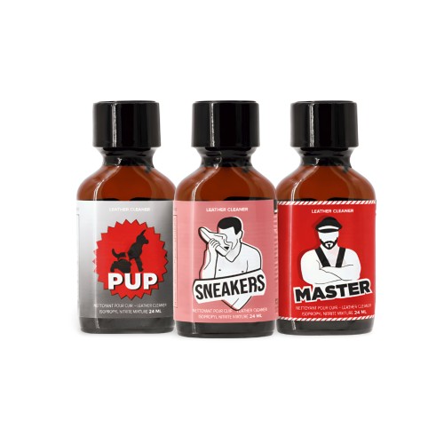 ZESTAW POPPERSÓW SNEAKERS + PUP + MASTER