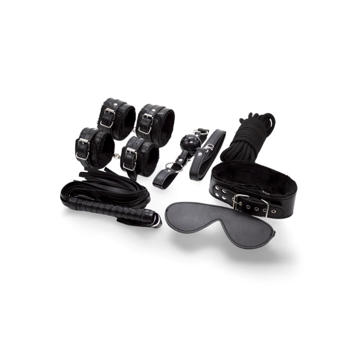 WICKED 7-Piece BDSM Kit Black
