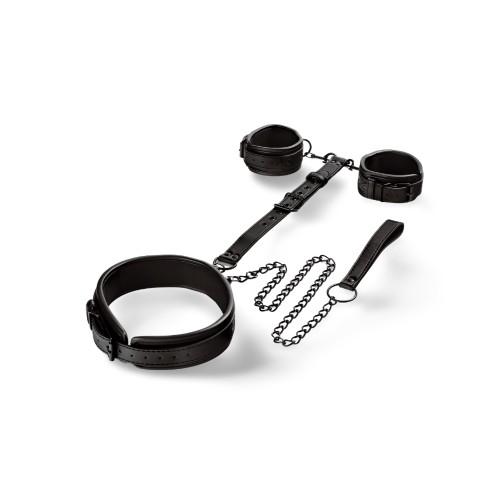 Neckist Black Wrist-Collar Straps