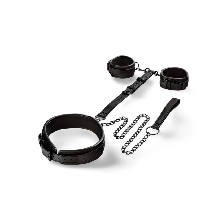 Neckist Black Wrist-Collar Straps