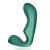 Pointed Vibrating Prostate Massager with Remote Control - Metallic Green