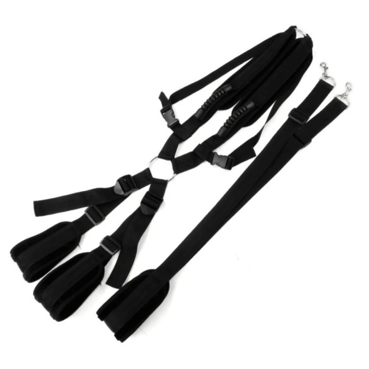 Black Duo Fuck Support Harness