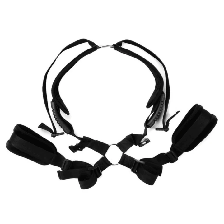 Black Duo Fuck Support Harness