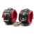 Simply Dom Red and Black Restraint Kit with Collar and Cuffs