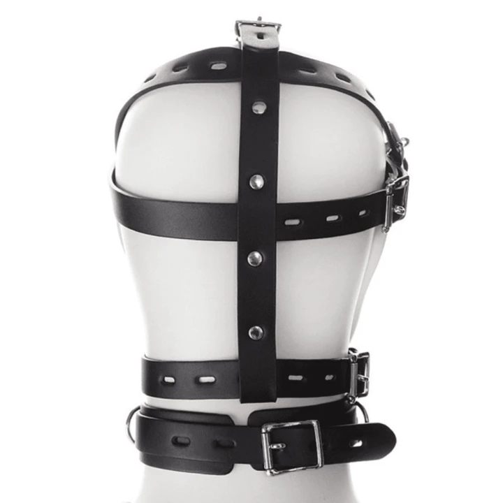 Black Sm Harness Head Muzzle