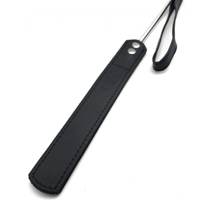 Whip - Metal / Leather - 52cm