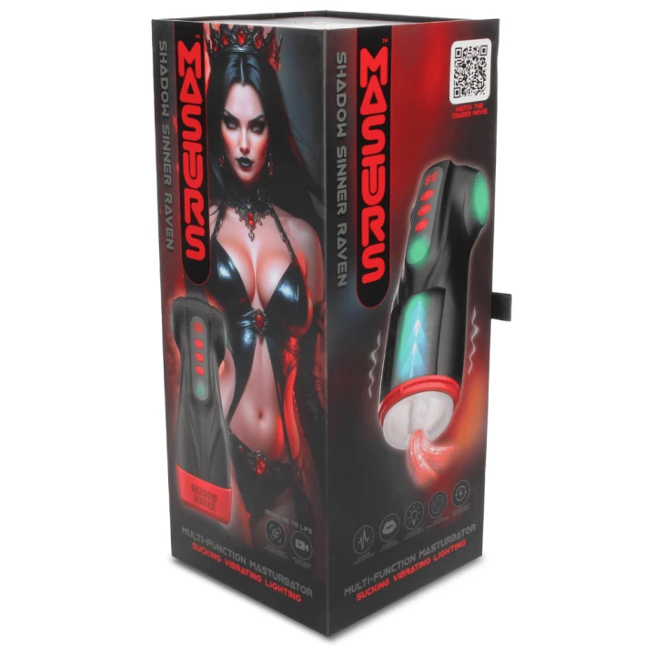 Raven  Shadow Sinner  Multi Function Masturbator