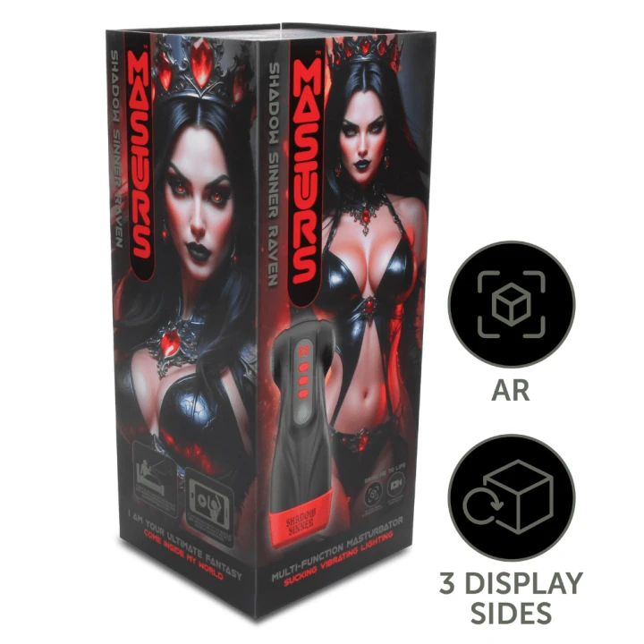 Raven  Shadow Sinner  Multi Function Masturbator