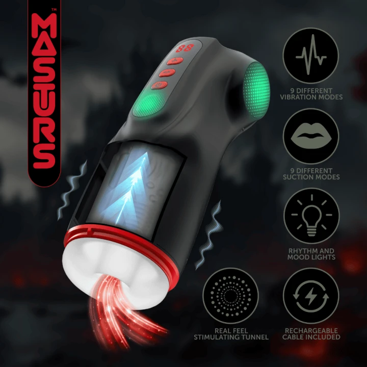 Raven  Shadow Sinner  Multi Function Masturbator