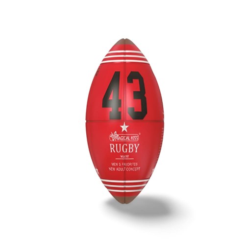 Masturbator Rugby Ball Wavy Egg 9 x 5 cm
