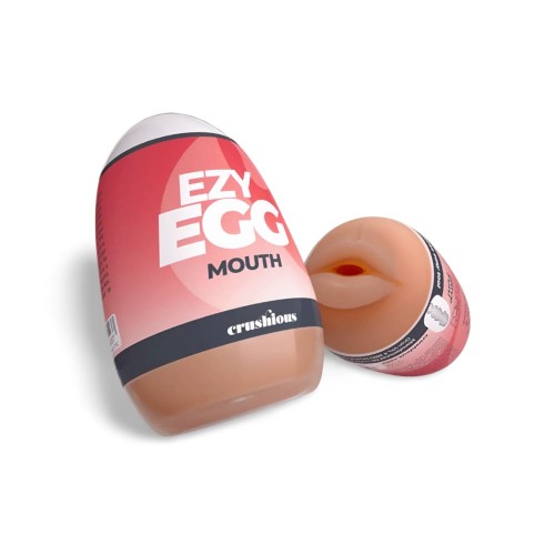 Ezy Egg - Masturbator Egg - Mouth - Red