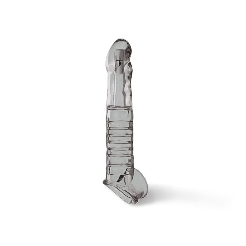 Wibrująca Nakładka na Penisa Vibrating penis sleeve Ardyvizz 20 x 4 cm Transparent