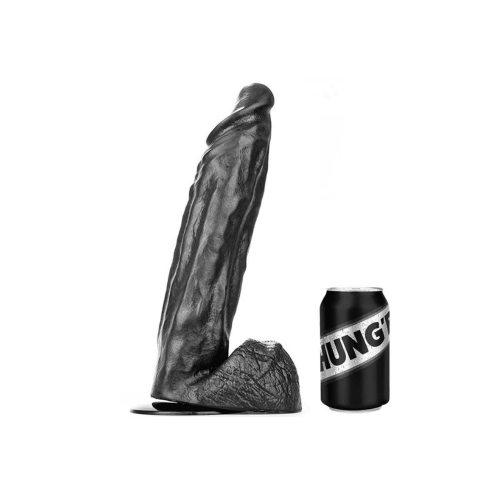 HUNG'R BRUNO Dildo Black 14 inch / 36 cm / 7.7 cm (