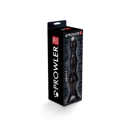 Prowler Red Triple Plug - Black