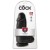 King Cock 9 Inch Chubby Cock (23 cm) - Black