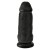 King Cock 9 Inch Chubby Cock (23 cm) - Black