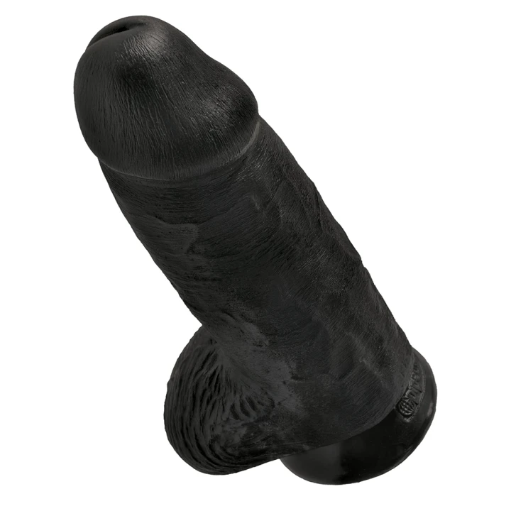 King Cock 9 Inch Chubby Cock (23 cm) - Black