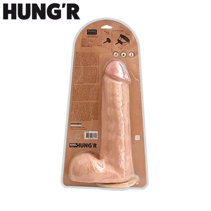 HUNG'R DAVID Dildo Light 13 inch / 33 cm /  7.6 cm