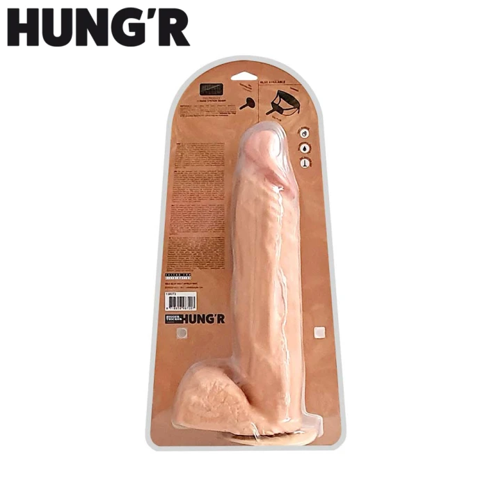 HUNG'R GOLIATH Dildo Light 14 inch / 36 cm /  7.6 cm
