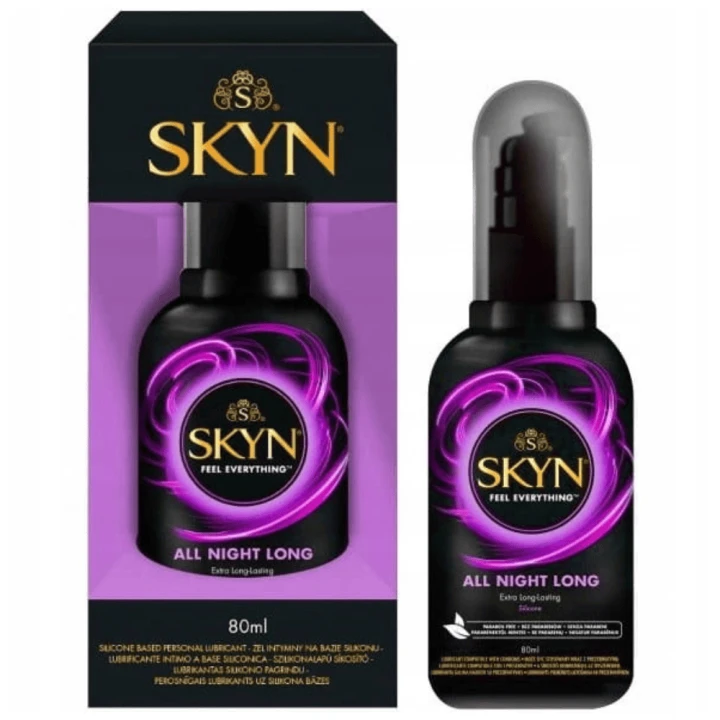 Skyn All Night Long - nawilżający żel intymny na bazie silikonu 80 ml
