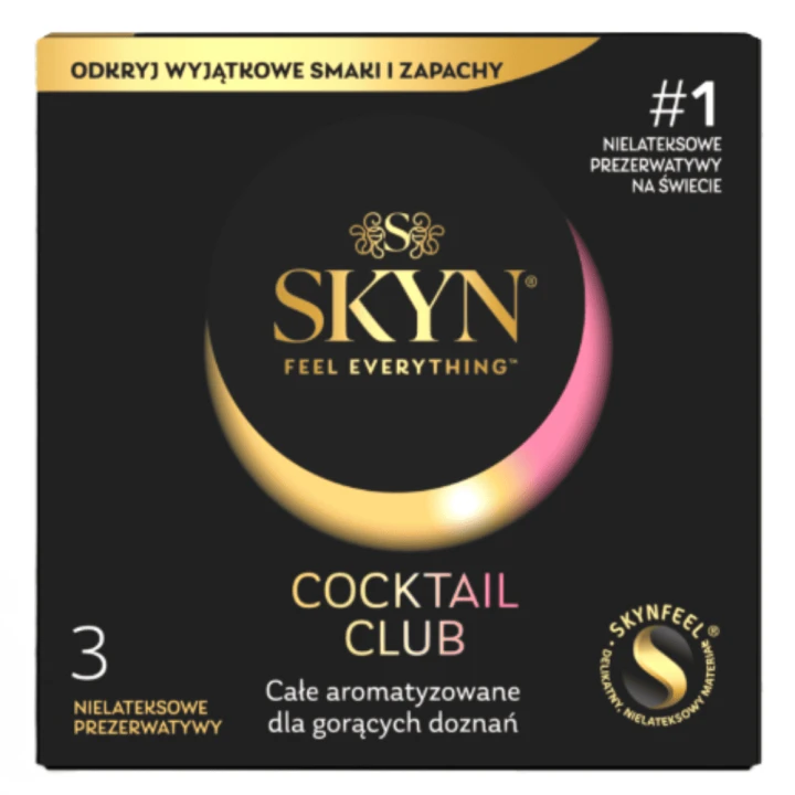 SKYN Cocktail Club nielateksowe prezerwatywy 3 szt