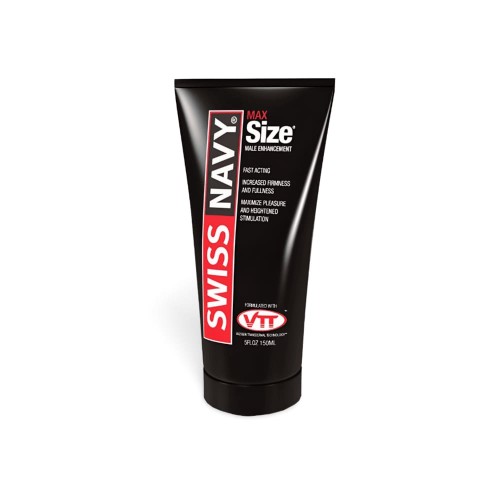 Swiss Navy krem wzmacniający erekcje MAX Size - Male Enhancement Creme - 5 fl oz / 150 ml