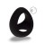 Soft Tri O Silicone Cockring - Black