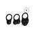 Silicone Training Cockring Set of 3 - S/M/L - Black