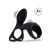 Vibrating Silicone Cock and Ball Ring with Shaft Loop - Black.png