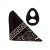 The Code - Silicone Cockring with Bandana - Black