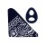 The Code - Silicone Cockring with Bandana - Navy Blue.png