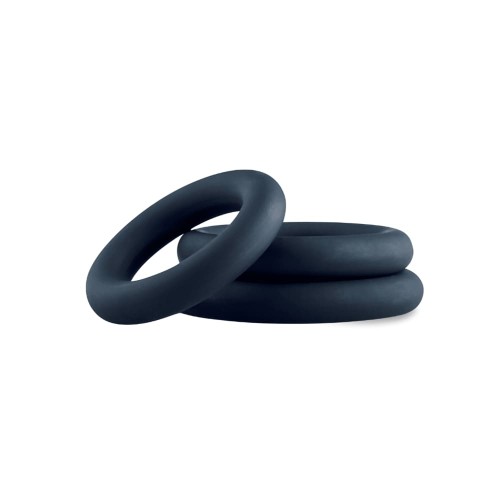 Zestaw 3 pierścieni erekcyjnych Set of 3 Boners Silicone Cockrings 9mm