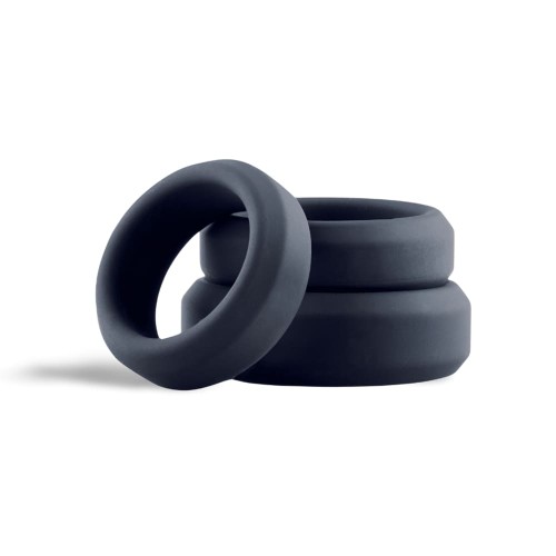 Zestaw trzech pierścieni erekcyjnych Set of 3 Boners silicone cock rings