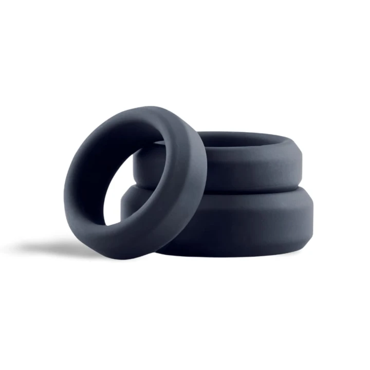 Zestaw trzech pierścieni erekcyjnych Set of 3 Boners silicone cock rings