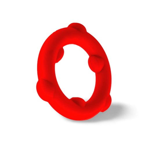 Oxballs [SIL] SPINNER Cockring Red