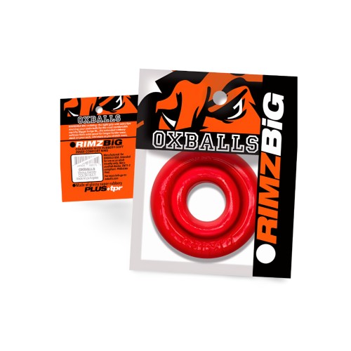 Oxballs [SIL:TPR] RIMZ BIG Softlips Cockring Red