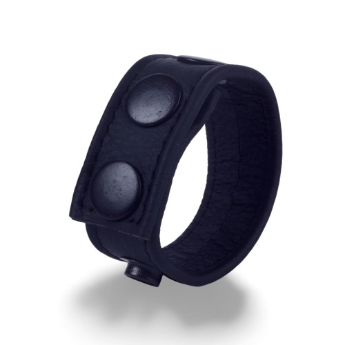 Cocky Leather Cockring Black