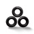 Oxballs Set of 3 Fat Willy Black Cockrings