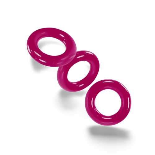 Set of 3 Willy Rings Pink Cockrings