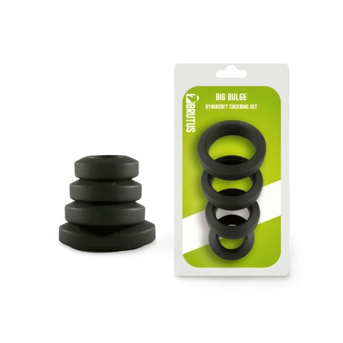 Zestaw BRUTUS Big Bulge - HyperSoft Silicone Cockring Set