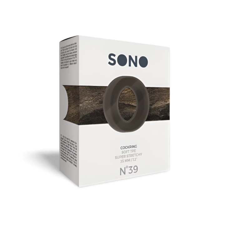 Cockring Round Flex Sono N°39 - 35mm Black