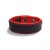 Saxos Leather Cockring Red Skórzany cockring premium z naturalnej miękkiej skóry czerwony